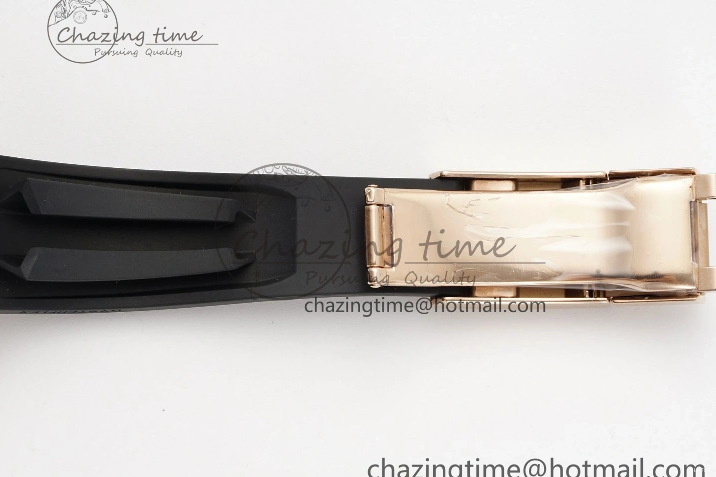 MiroTime 0213 RelaxedFit Yacht-Master 126655 RG APSF Best Edition Black Dial on Black Rubber Strap A 1949